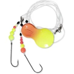 Zebco Inline RFT Flatty Rig Orange Yellow 80g