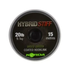 Korda Hybrid Stiff Coated Braid Weedy Green 15m