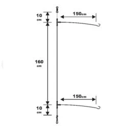 Sunset BDL Surfcasting RS Competition Special Royal Seabream Fluorocarbon Rig -Visbenodigdheden Winkel 32dafcabd29f2996