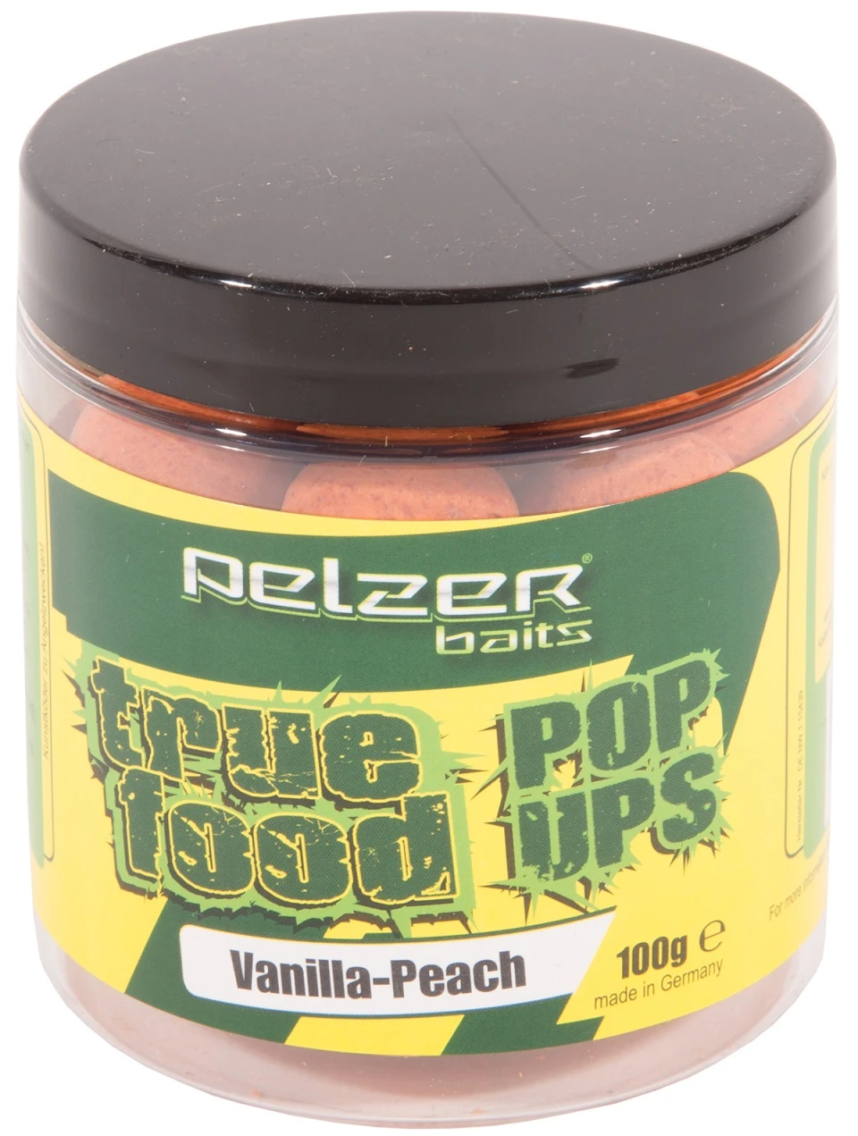Pelzer True Food Pop Ups Vanilla Peach 20mm 1 Pelzer True Food Pop Ups Vanilla Peach 20mm