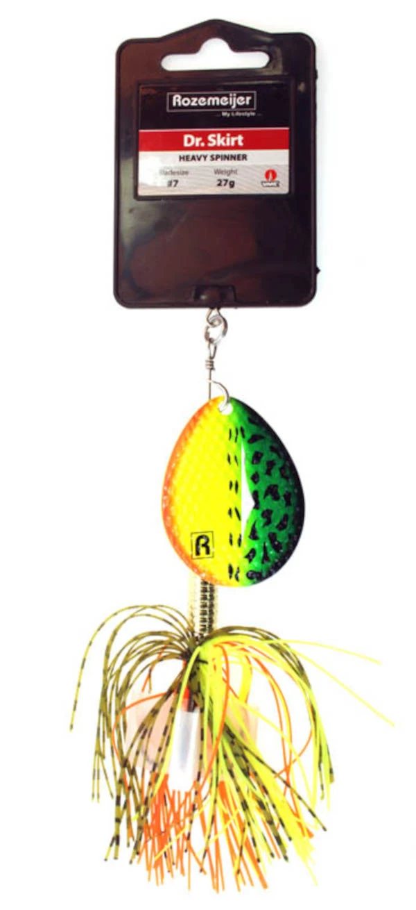 Rozemeijer Dr. Skirt Spinner Speckled Fire Tiger #7 (27g) 1 Rozemeijer Dr. Skirt Spinner Speckled Fire Tiger #7 (27g)