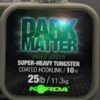 Korda Dark Matter Super-Heavy Tungsten Coated Hooklink Brown 25lb