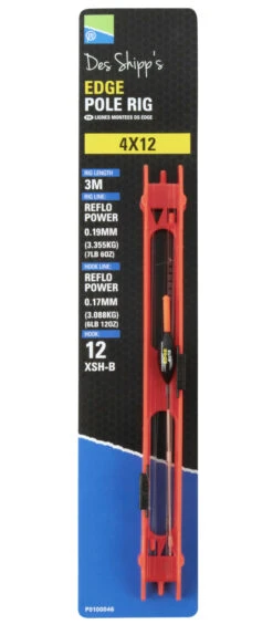 Preston Des Shipp's Edge Pole Rig 4x14 -Visbenodigdheden Winkel 9abf451dc6773b0e