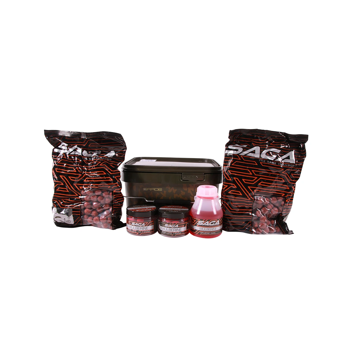 Saga Bucket Deal Mulberine (Boilies, Pop Ups & Baitsoak) 2 Saga Bucket Deal Mulberine (Boilies, Pop Ups & Baitsoak) - Afbeelding 2