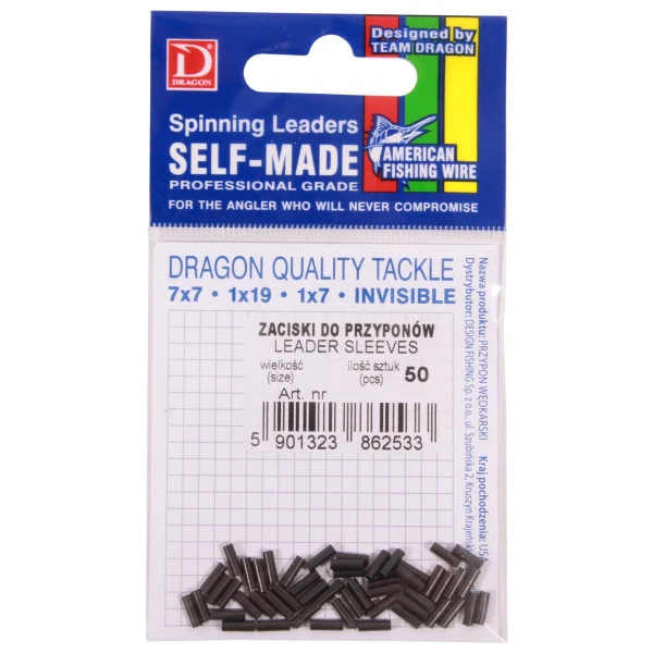 Dragon DRAGON AFW SLEEVES 50st In Blister Size 5 2.16mm 1 Dragon DRAGON AFW SLEEVES 50st In Blister Size 5 2.16mm