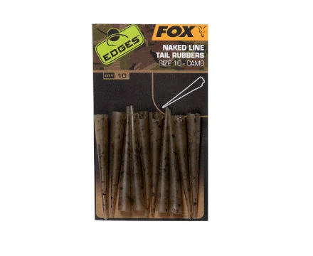 Fox Edges Camo Naked Line Tail Rubbers Size 10 10 Stuks 2 Fox Edges Camo Naked Line Tail Rubbers Size 10 10 Stuks - Afbeelding 2